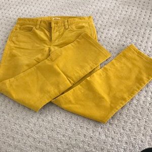 J. Crew yellow/mustard corduroys